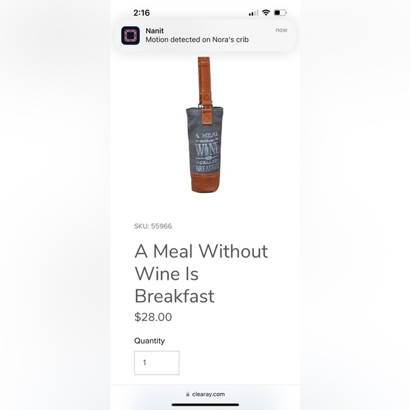 Clea Ray wine holder - Picture 2 of 5